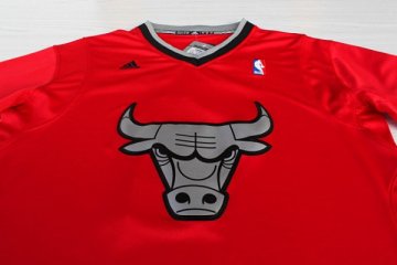Camiseta Rose #1 Bulls 2013 Navidad Rojo