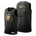 Camiseta Paul George #13 Golden Edition Los Angeles Clippers Negro