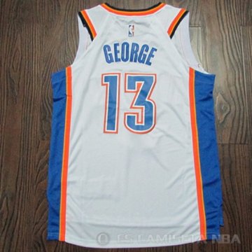 Camiseta Paul George #13 Oklahoma City Thunder 2017-18 Blanco