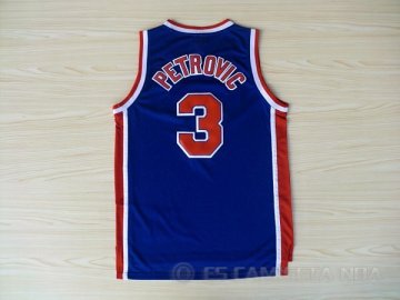 Camiseta Petrovic #3 Brooklyn Nets Azul