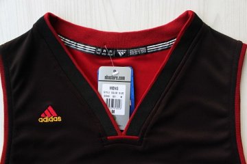 Camiseta Wade #3 Heats Resuenan Moda Rojo Negro