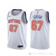 Camiseta Taj Gibson #67 New York Knicks Statement Blanco
