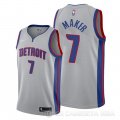 Camiseta Thon Maker #7 Detroit Pistons Statement Gris