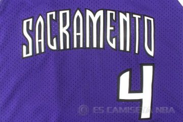 Camiseta Webber #4 Sacramento Kings Purpura