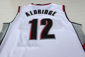 Camiseta retro Aldridge #12 Portland Trail Blazers Blanco