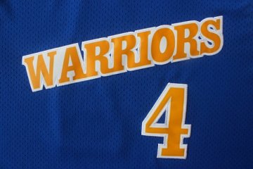 Camiseta retro Webber #4 Golden State Warriors Azul