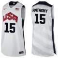 Camiseta Anthony #15 USA 2012 Blanco
