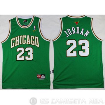 Camiseta Jordan #23 Chicago Bulls Verde