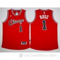 Camiseta Retro Rose #1 Chicago Bulls Rojo