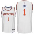 Camiseta Dad #1 New York Knicks Dia del Padre Blanco