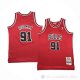 Camiseta Dennis Rodman #91 Chicago Bulls Nino Mitchell & Ness 1997-98 Rojo