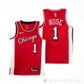 Camiseta Derrick Rose #1 Chicago Bulls Ciudad 2021-22 Rojo