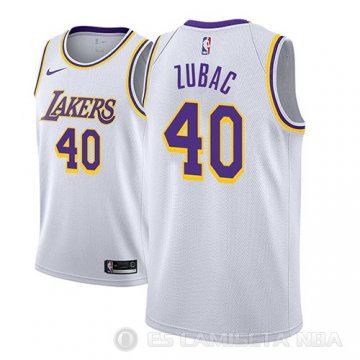 Camiseta Ivica Zubac #40 Los Angeles Lakers Association 2018-19 Blanco