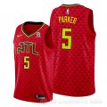 Camiseta Jabari Parker #5 Atlanta Hawks Statement Rojo