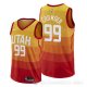 Camiseta Jae Crowder #99 Utah Jazz Ciudad Edition Naranja
