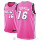 Camiseta James Johnson #16 Miami Heat Earned 2018-19 Rosa
