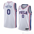 Camiseta Justin Patton #0 Philadelphia 76ers Association 2018 Blanco