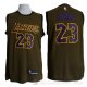 Camiseta Lebron James #23 Los Angeles Lakers Nike Verde