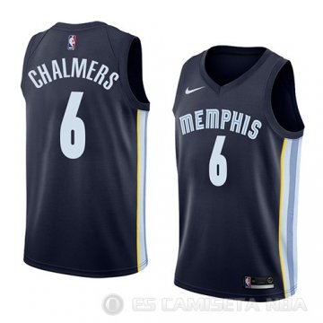 Camiseta Mario Chalmers #6 Memphis Grizzlies Icon 2018 Azul
