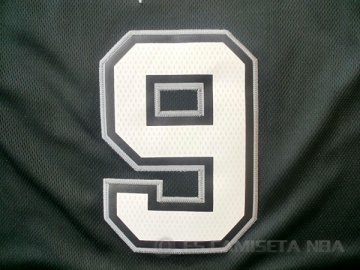 Camiseta Parker #9 San Antonio Spurs Negro