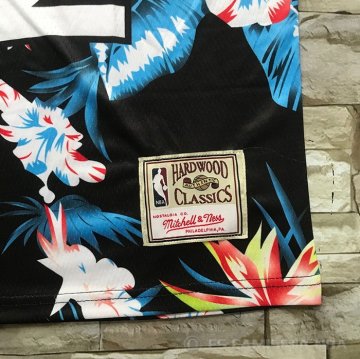 Camiseta Shaquille O'neal NO 32 Orlando Magic Floral Fashion Negro