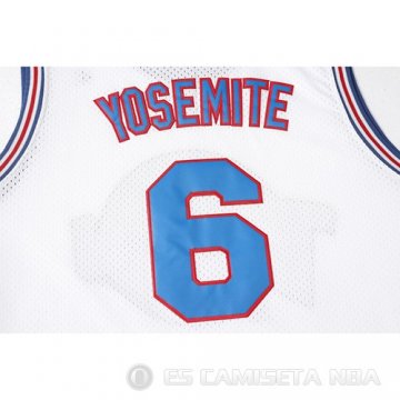 Camiseta Yosemite #6 Tune Squad Blanco