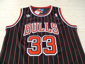 Camiseta retro Pippen #33 Chicago Bulls Negro