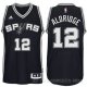 Camiseta Aldridge #12 San Antonio Spurs Negro