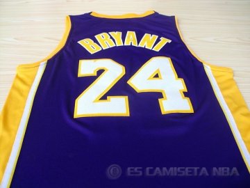 Camiseta Bryant #24 Los Angeles Lakers Violeta