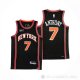 Camiseta Carmelo Anthony #7 New York Knicks Ciudad 2021-22 Negro