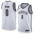 Camiseta James Webb #0 Brooklyn Nets Association 2017-18 Blanco