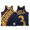 Camiseta Jordan Poole #3 Golden State Warriors Mitchell & Ness Big Face Azul