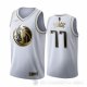 Camiseta Luka Doncic #77 Golden Edition Dallas Mavericks 2019-20 Blanco
