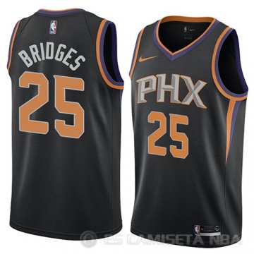 Camiseta Mikal Bridges #25 Phoenix Suns Statement 2018 Negro