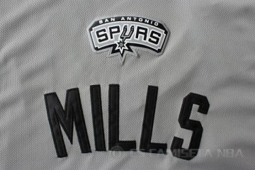 Camiseta Mills #8 San Antonio Spurs Gris