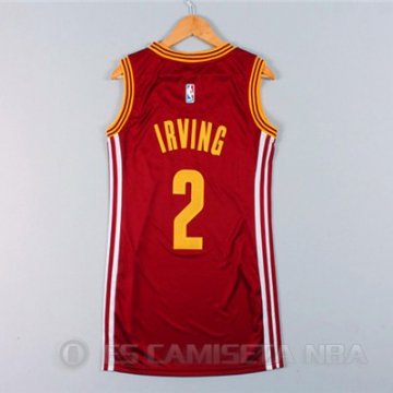 Camiseta Irving #2 Cleveland Cavaliers Mujer Rojo