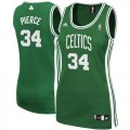 Camiseta Pierce #34 Boston Celtics Mujer Verde