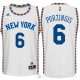 Camiseta Porzingis #6 New York Knicks Blanco
