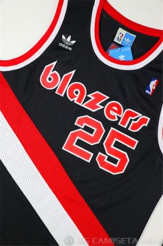 Camiseta Kersey #25 Portland Trail Blazers Negro