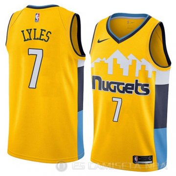 Camiseta Trey Lyles #7 Denver Nuggets Statement 2018 Amarillo