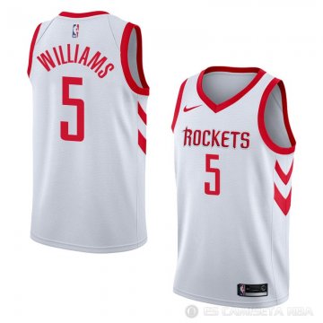 Camiseta Troy Williams #5 Houston Rockets Association 2018 Blanco