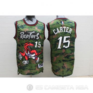 Camiseta Vince Carter #15 Toronto Raptors Verde