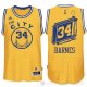 Camiseta Barnes #34 Golden State Warriors Retro City Bus Amarillo