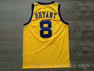 Camiseta Bryant #8 Los Angeles Lakers Retro Amarillo 2004/2005