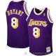 Camiseta Bryant #8 Los Angeles Lakers Retro Purpura
