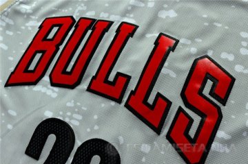 Camiseta Bulls Jordan #23 Luces de la ciudad Gris