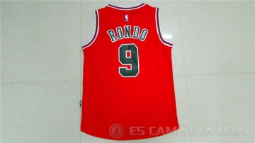Camiseta Bulls Rondo #9 Rojo