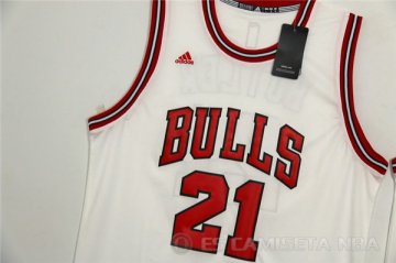 Camiseta Butler #21 Chicago Bulls Blanco