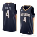 Camiseta Charles Cooke #4 New Orleans Pelicans Icon 2018 Azul