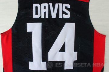 Camiseta Davis #14 USA 2012 Negro